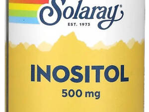 Інозитол при цукровому діабеті Solaray Inositol 500 мг 100 вег капс