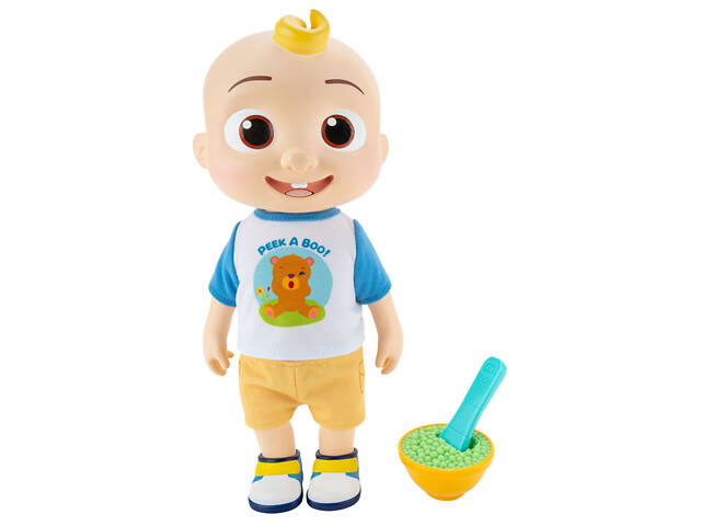 Інтерактивна іграшка CoComelon Deluxe Interactive JJ Doll Джей Джей зі звуком (CMW0058) - Фото 1