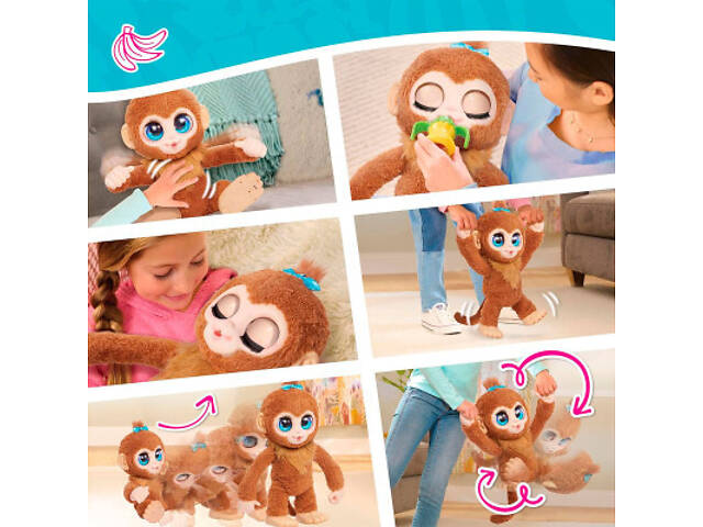 Інтерактивна іграшка Furreal Грайлива мавпочка Арахіс (28113) - Фото 7