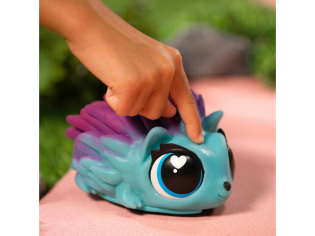 Інтерактивна іграшка Jiggly pets Їжачок голубий (6337831) - Фото 5