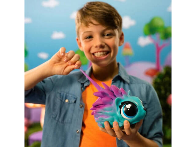 Інтерактивна іграшка Jiggly pets Їжачок голубий (6337831) - Фото 6