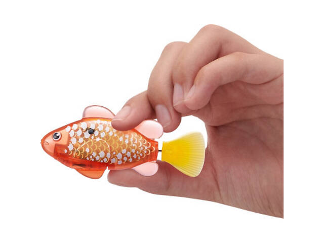 Інтерактивна іграшка Pets & Robo Alive S3 - Роборибка (золотиста) (7191-2) - Фото 6