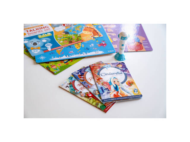 Інтерактивна іграшка Smart Koala Набір інтерактивних книг 200 Перших слів (1,2), Казки (SKB23BWFT) - Фото 5