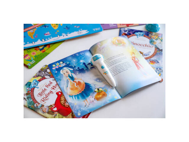 Інтерактивна іграшка Smart Koala Набір інтерактивних книг 200 Перших слів (1,2), Казки (SKB23BWFT) - Фото 6