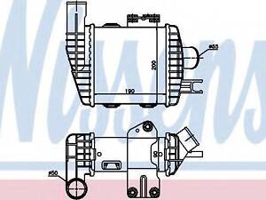 Интеркулер NISSENS 96661 на KIA SPORTAGE (JE_, KM_)