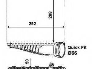 Интеркулер NRF 30178 на VW TOUAREG (7P5)