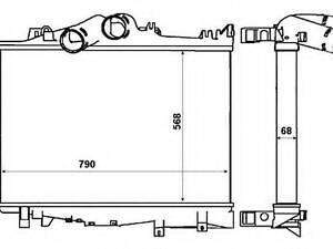 Интеркулер NRF 30229 на MERCEDES-BENZ ATEGO