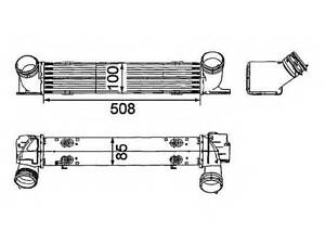 Интеркулер NRF 30797 на BMW 3 Touring (E91)