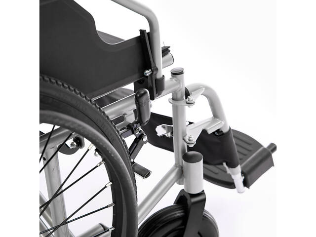 Інвалідний візок особливо широкий сталевий MED1-KY956Q-60 - Фото 7
