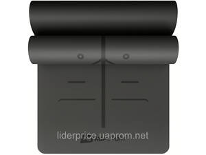 Йога-мат Hop-Sport PU 0,5см 183 x 68см HS-P005GM чорний, Оригінал!