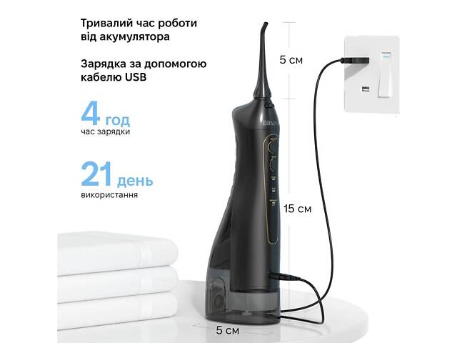 Іригатор Bitvae BV5020E Black - Фото 2