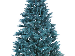 Искусственная пушистая елка Элит (высота 1.90 м) литая (Голубая)