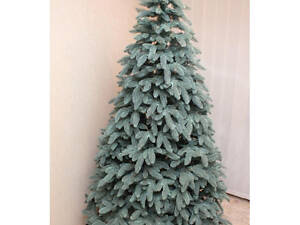 Штучна пухнаста ялинка Преміум (висота 2.30 м) лита (Блакитна)