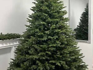 Искусственная пушистая литая елка Лесная красавица на шарнирах (высота 2.20м) Зеленая