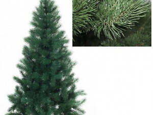 Искусственная пушистая сосна Люкс (высота 1.20 м) литая (Зеленая)