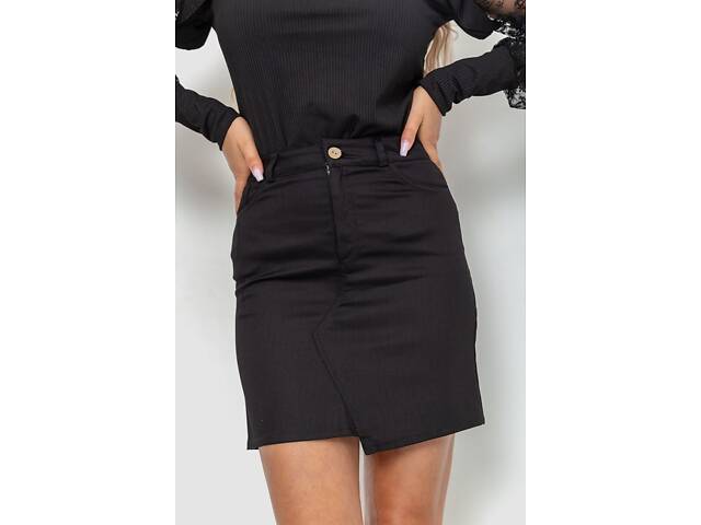 Юбка жіноча, колір чорний. - Фото 5