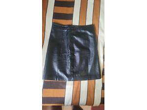 Юбка кожанная мини