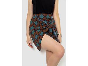 Юбка с принтом Ager Коричнево-зеленый 244R202 XS (108916_810251)