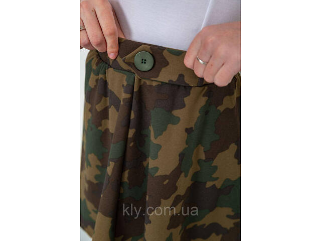 Юбка, цвет хаки, -1 - Фото 5