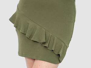 Юбка, цвет хаки, 244R102-1