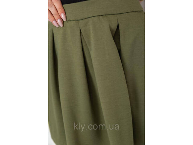 Юбка, цвет хаки, - Фото 5