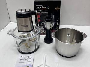 Подрібнювач із 2 чашами 6 в 1 Zepline ZP-00219 3.2 л 3000 Вт сріблястий