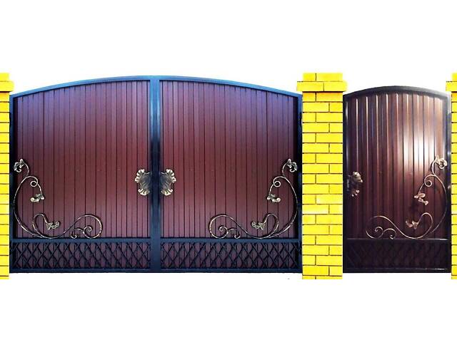 Заборы кованые, сварные, из профлиста. Навес. Ворота. - Фото 23