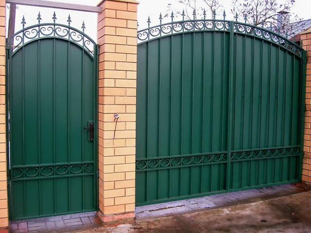 Заборы кованые, сварные, из профлиста. Навес. Ворота. - Фото 27