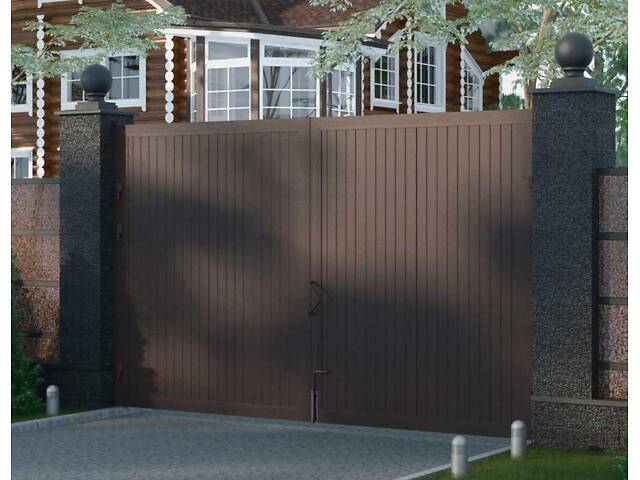 Заборы кованые, сварные, из профлиста. Навес. Ворота. - Фото 29