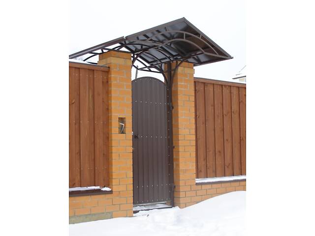 Заборы кованые, сварные, из профлиста. Навес. Ворота. - Фото 48