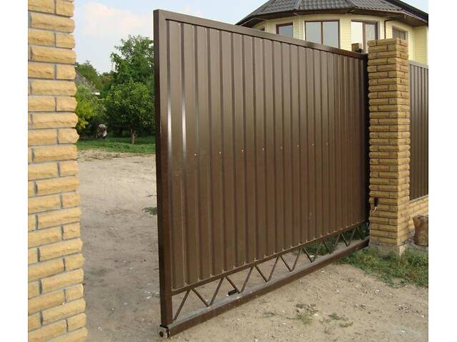 Заборы кованые, сварные, из профлиста. Навес. Ворота. - Фото 50