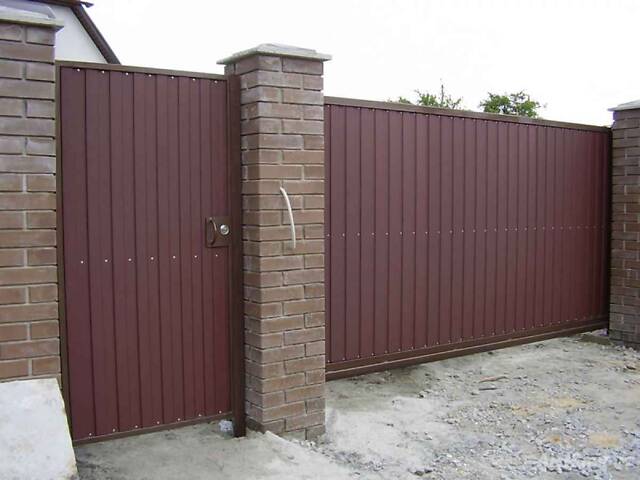 Заборы кованые, сварные, из профлиста. Навес. Ворота. - Фото 57