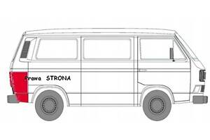 ЗАДНЄ КРИЛО ВИСОКИЙ КУТ VW TRANSPORTER T3 1981-1992 KLOKKERHOLM