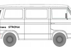 ЗАДНЕЕ КРЫЛО Высокий Угол VW TRANSPORTER T3 1981-1992 KLOKKERHOLM