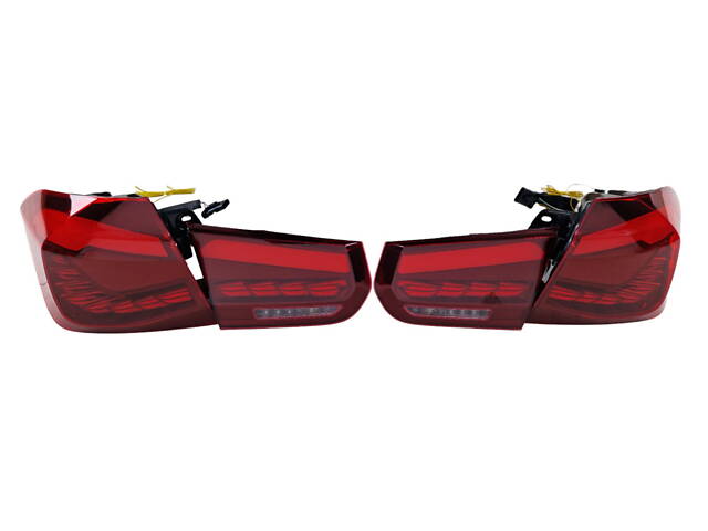Задние фонари CS Red (V2) на BMW 3 Series F30/F31 2011-2018 года - Фото 1