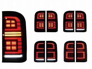 Задние фонари Smoke Black LED (1999-2004, 2 шт) для Nissan Patrol Y61 гг.