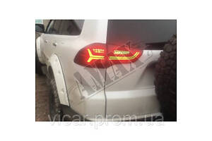 Задние фонари диодные (LED - Smoke) Mitsubishi Pajero Sport (2008-2012)