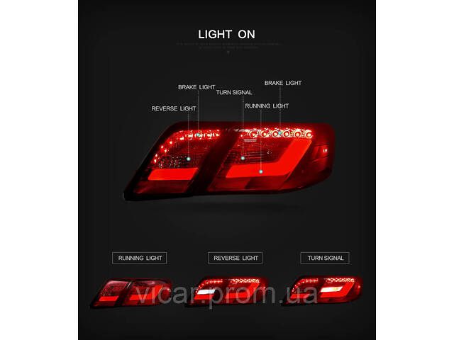 Задние фонари LED Toyota Camry 40 (2006-2011) - Фото 9