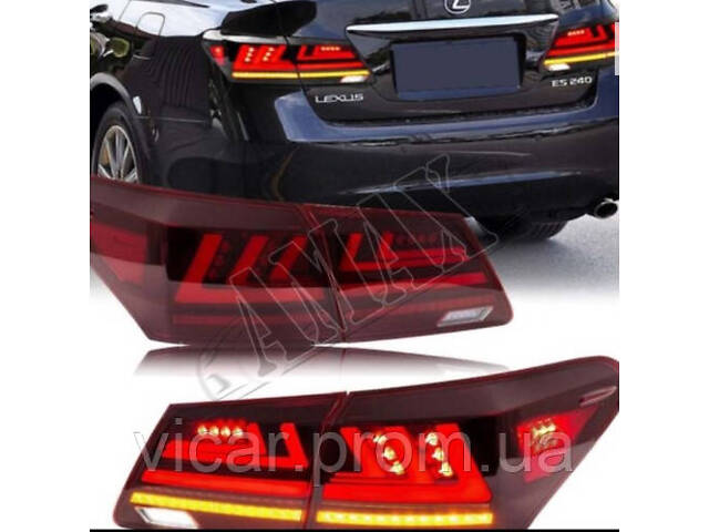 Задние фонари диодные ( Design Lexus 2020) Lexus ES350 ( 2006 - 2012 ) - Фото 4
