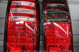Задние фонари на диодах (Red - Clear) Toyota Land Cruiser 80 (1992-1997)
