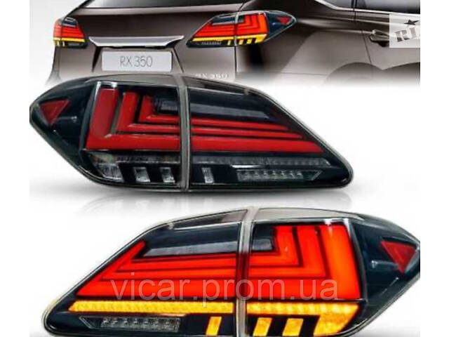 Задние тюнинг фонари led ( DESIGN 2021 ) Lexus RX 350 (2009-2015) - Фото 6