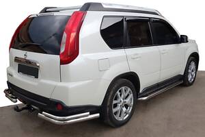 Задние углы AK003-Double (2 шт, нерж.) для Nissan X-trail T31 2007-2014 гг