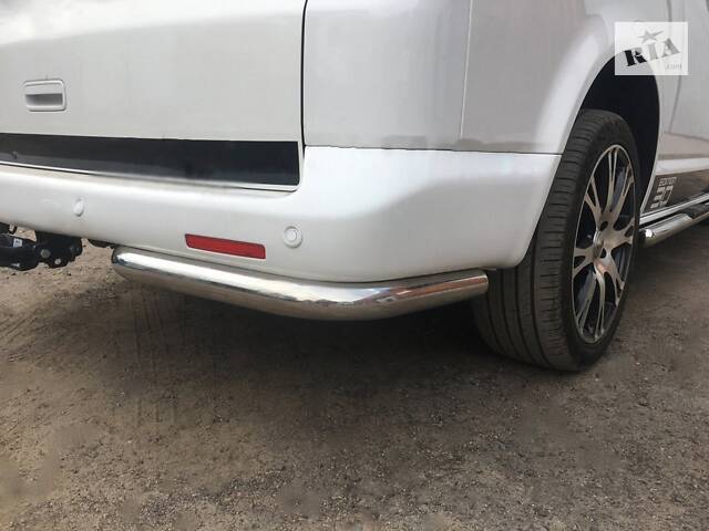 Задние уголки AK003 (2 шт, нерж) для Volkswagen T6 - Фото 1