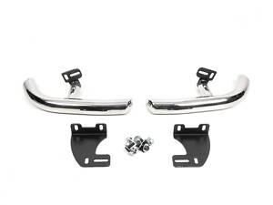Задние уголки AK003 (2 шт, нерж) для Hyundai Santa Fe 2 2006-2012 гг