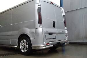 Задние уголки AK003-Double (нерж) для Renault Trafic 2001-2015 гг