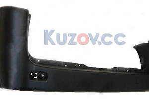 Задній бампер Citroen Jumpy, Peugeot Expert, Fiat Scudo (07-12) сірий, текстура (DEPO)