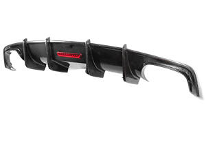 Диффузор заднего бампера (для S-Line, 2014-2018, Карбон) для Audi A7 гг.