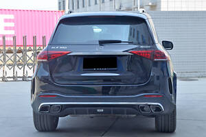 Задний диффузор GLE63 AMG (с насадками Chrome) для Mercedes GLE W167 2018- гг