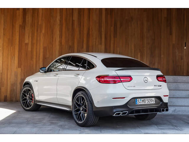 Задний диффузор с насадками Silver (Дизайн AMG63) для Mercedes GLC coupe C253 - Фото 1