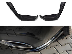 Задний FLAP диффузор DPT (черный глянец) для Mercedes E-сlass W213 2016-2023 гг